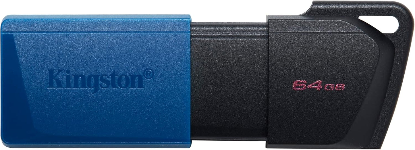 Kingston DataTraveler Exodia M USB 3.2 Gen 1 DTXM/64GB - with Moving Cap (Black + Blue)