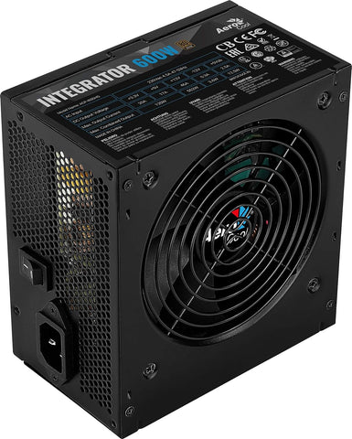 Aerocool Integrator 600 W 80 Plus Bronze Power Supply Unit