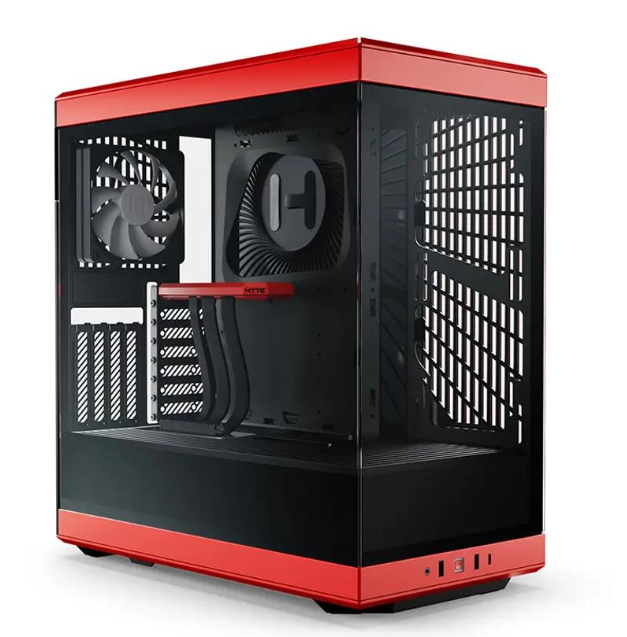 HYTE Y40 MID TOWER CASE RED