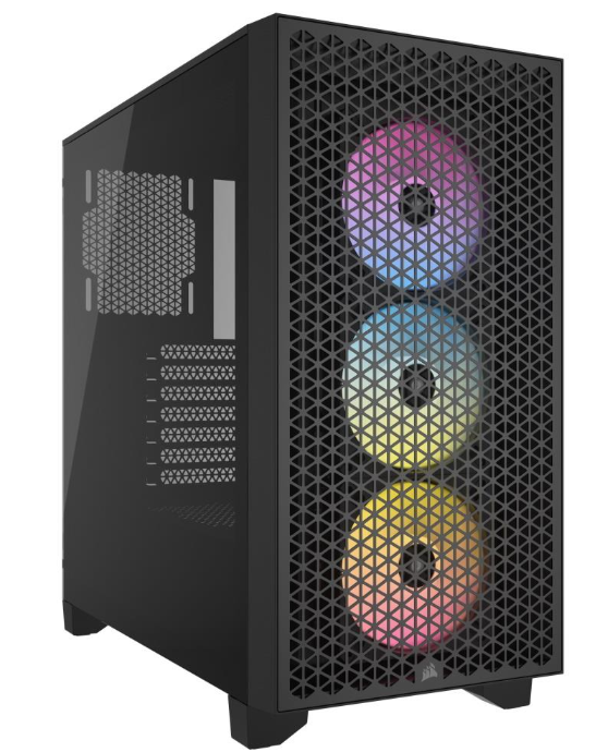 CORSAIR 3000D RGB AIRFLOW BLACK MID CASE