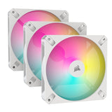 CORSAIR iCUE AR120 Digital RGB 120mm PWM Fan Triple Pack - White