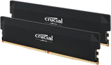 Crucial Pro DDR5 RAM 32GB Kit (2x16GB) 6000MHz CL36, Overclocking Gaming, Intel XMP 3.0 / AMD EXPO, Computer Memory (PC), Black - CP2K16G60C36U5B