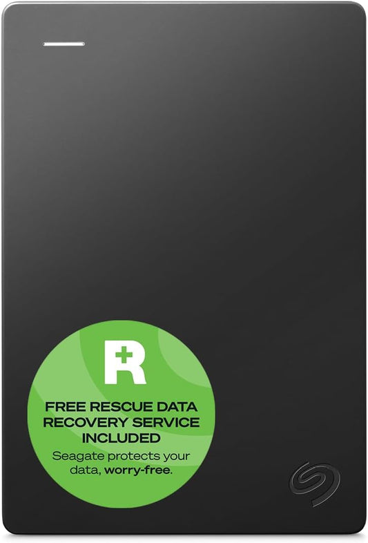 Seagate Portable Drive 2TB, External Hard Drive, Dark Grey, for PC Laptop and Mac, Data Rescue Services