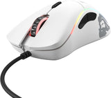 Glorious Model D USB RGB Optical Gaming Mouse - Glossy White (GD-GWHITE)