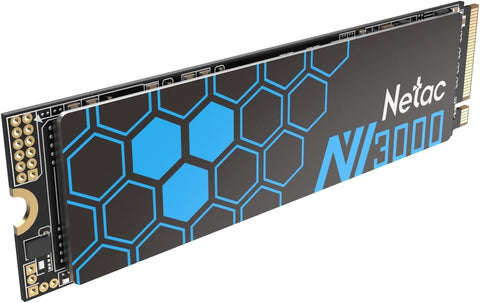 Netac NV3000 1TB SSD 1TB Internal NVMe SSD Solid State Drive M.2 2280mm PCIe3.0 3D NAND with Heat Sink, Up to 3100/2100 MB/s, for PC Gamers, Game Loading, Office