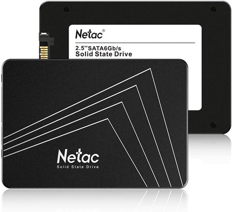 Netac SSD 480GB Internal Solid State Drive Hard Drive SATA SSD 2.5 Inch SATAIII 6Gb/s,3D NAND Solid State Drive Internal,for Laptop, PC, Desktop(N530S 480GB,Black)