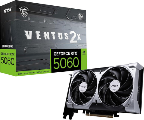 MSI Nvidia GeForce RTX 5060 8G VENTUS 2X OC