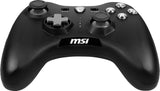 MSI FORCE GC20 V2 Wired PC Gamepad Controller - Interchangeable D-Pad Covers, Dual Vibration Motors, USB 2.0 - Wired