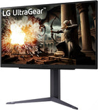 LG UltraGear Gaming Monitor 27GS75QN, 27 inch, 1440p, 180Hz, 1ms Response Time, IPS Display, HDR 10, NVIDIA G-Sync compatible & AMD FreeSync, Smart Energy Saving, DisplayPort, HDMI