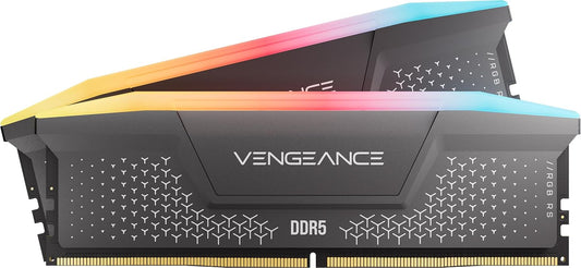 CORSAIR VENGEANCE RGB RS DDR5 32GB (2 x 16GB) Up To 6000MHz AMD INTEL RAM