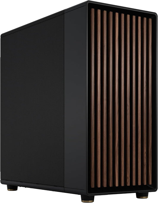 Fractal Design North XL Charcoal Black Mesh- three 140mm Aspect PWM fans included- Type C USB- EATX airflow full tower PC gaming case