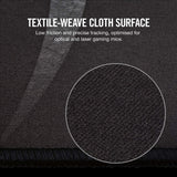 Corsair MM300 PRO Premium Spill-Proof, Stain-Resistant Cloth Gaming Mouse Pad (93 x 30 cm Surface, Micro-Weave Fabric, 3 mm Thick Plush Rubber, Durable Anti-Fray Edges) Extended, Black/Grey