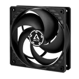 Arctic P12 Pressure Optimised 12cm Case Fan, Black, Fluid Dynamic