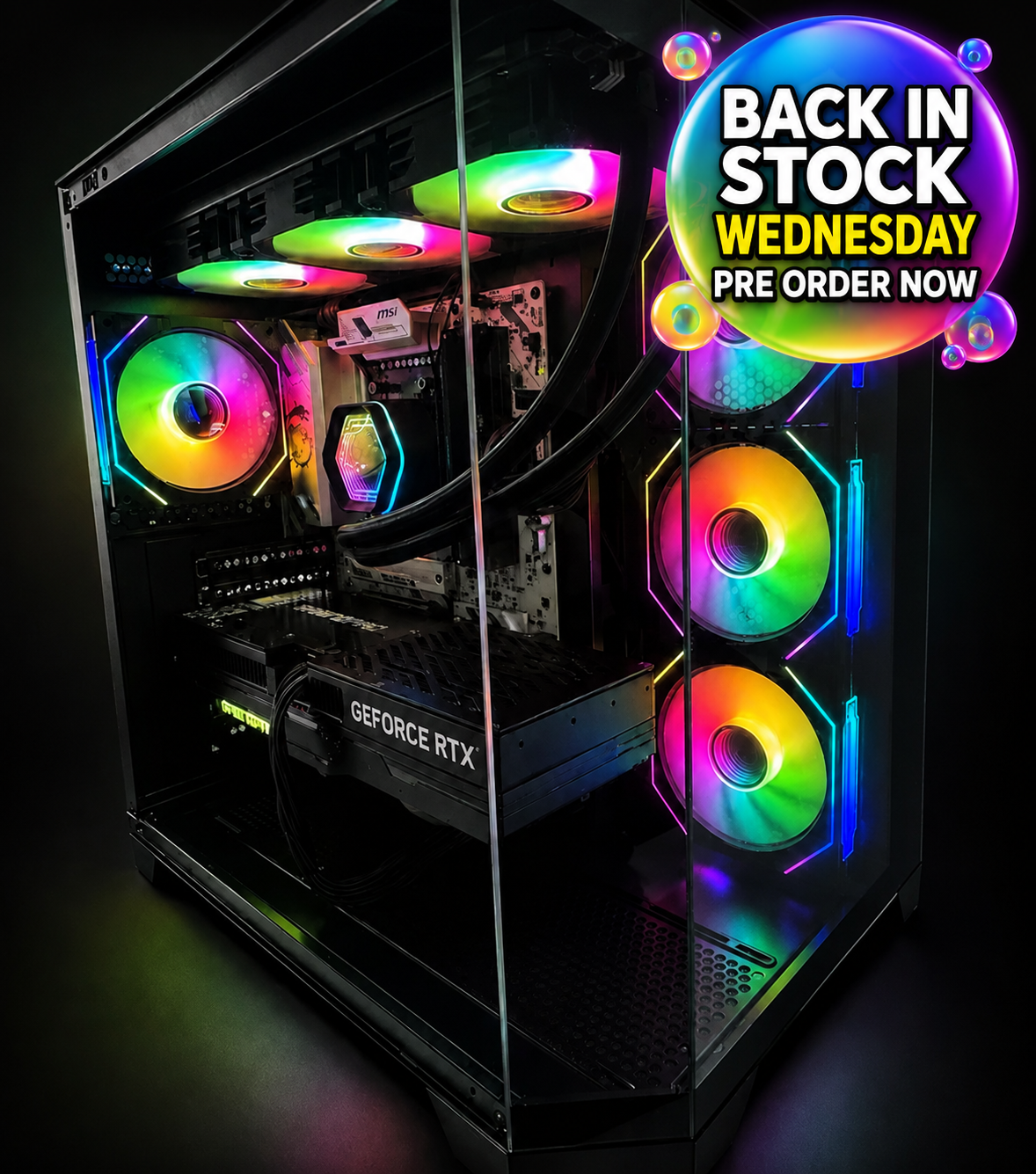AMD Ryzen 7 7800x3d,  RTX 5070ti Gaming PC (NEW, Ready to go)1