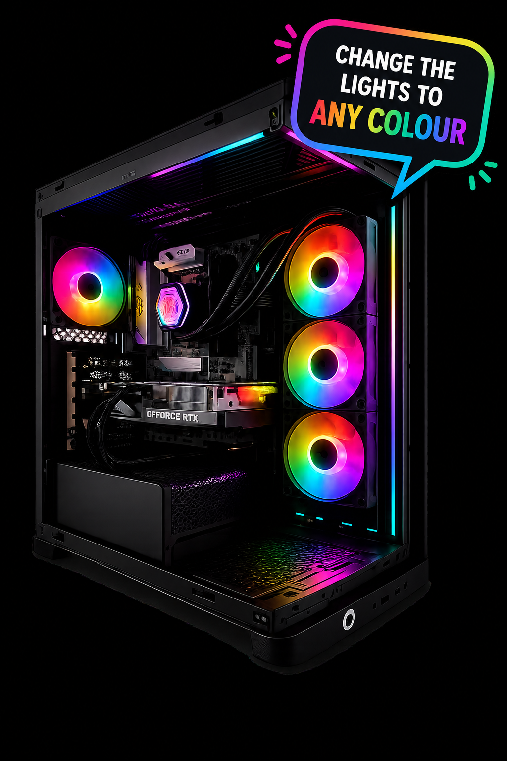 AMD Ryzen 7 7800x3d,  RTX 5070ti Gaming PC (NEW, Ready to go)