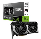 Asus DUAL RTX5070 OC, PCIe5, 12GB DDR7, HDMI, 3 DP, 2572MHz Clock, Overclocked, Compact SFF-Ready