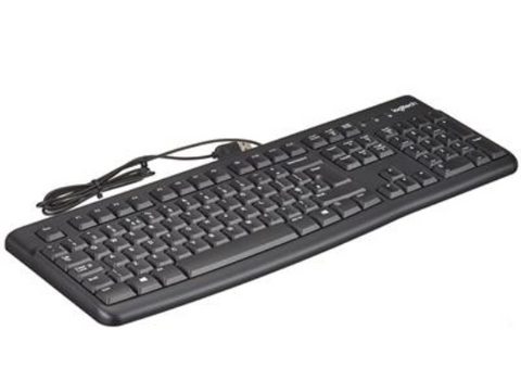 LOGITECH KEYBOARD K120 BLACK UK