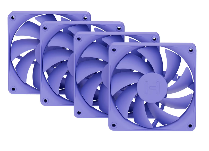 HYTE FA12 120mm PWM Fan 4 Pack - Taro Milk