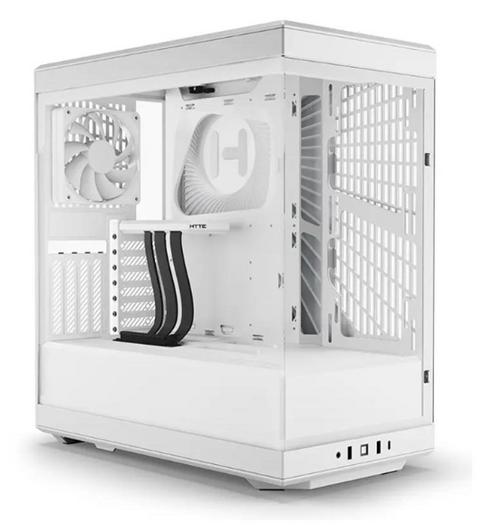 HYTE Y40 MID TOWER CASE SNOW WHITE