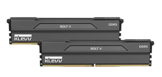 KLEVV BOLT V EXPO 32GB (2x16GB) 6000MHz C30 DDR5 Dual Channel Kit - Grey