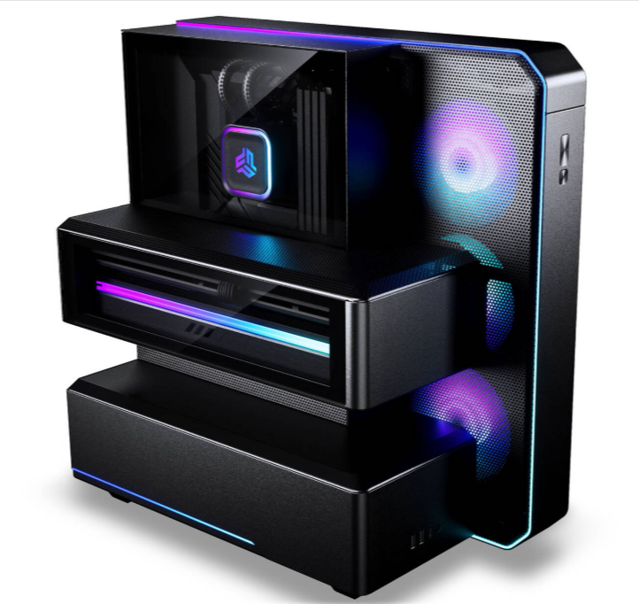 Phanteks EX5 PLUS High Airflow ATX Chamber Case with 360 AIO - Satin Black