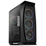 Aerocool Aero One Eclipse ARGB Mid-Tower Case - Black Tempered Glass