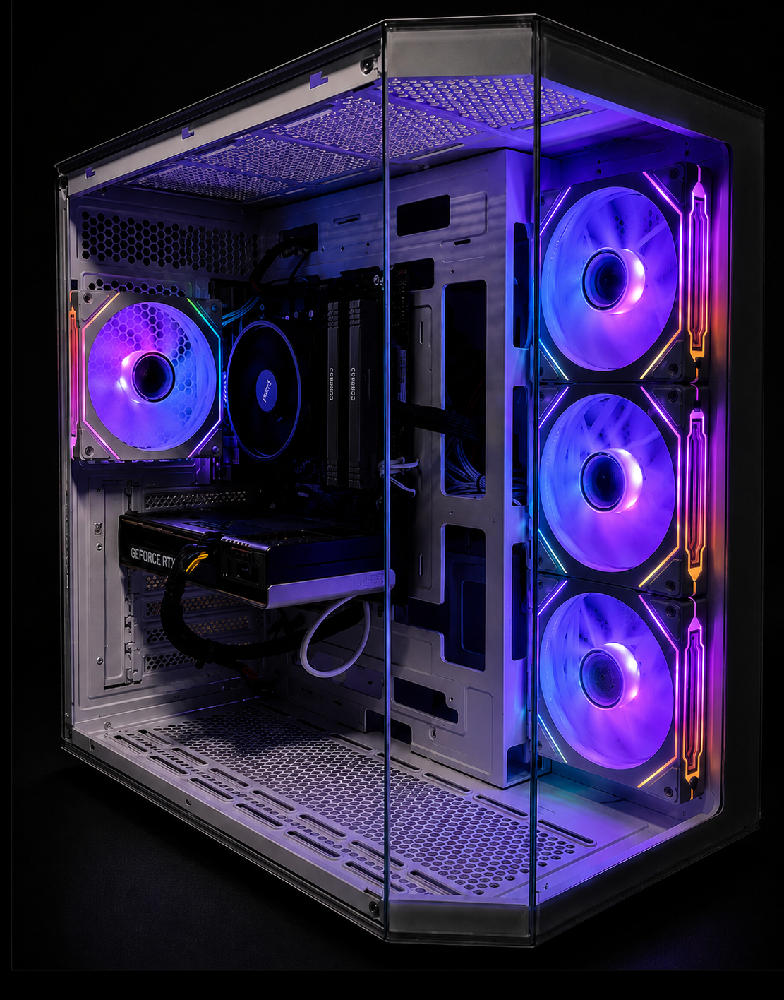 Ryzen 5 5500, RTX 5060 Gaming PC WHITE (Ready to Go, New)