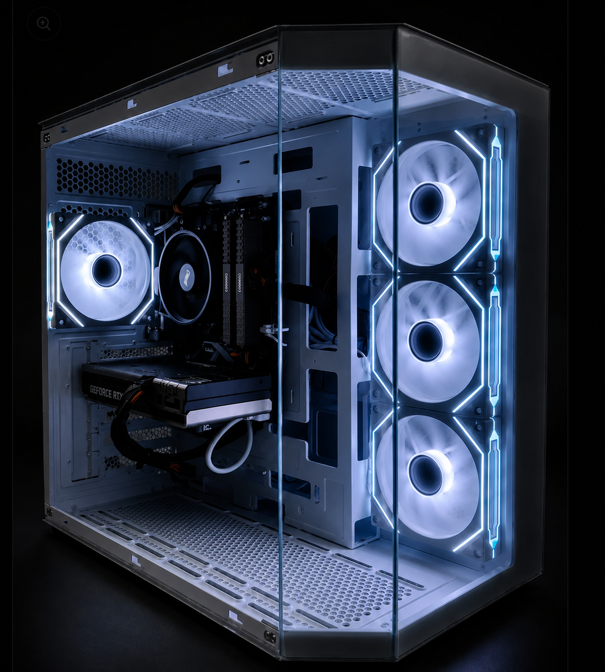 Ryzen 5 5500, RTX 5060 Gaming PC WHITE (Ready to Go, New)