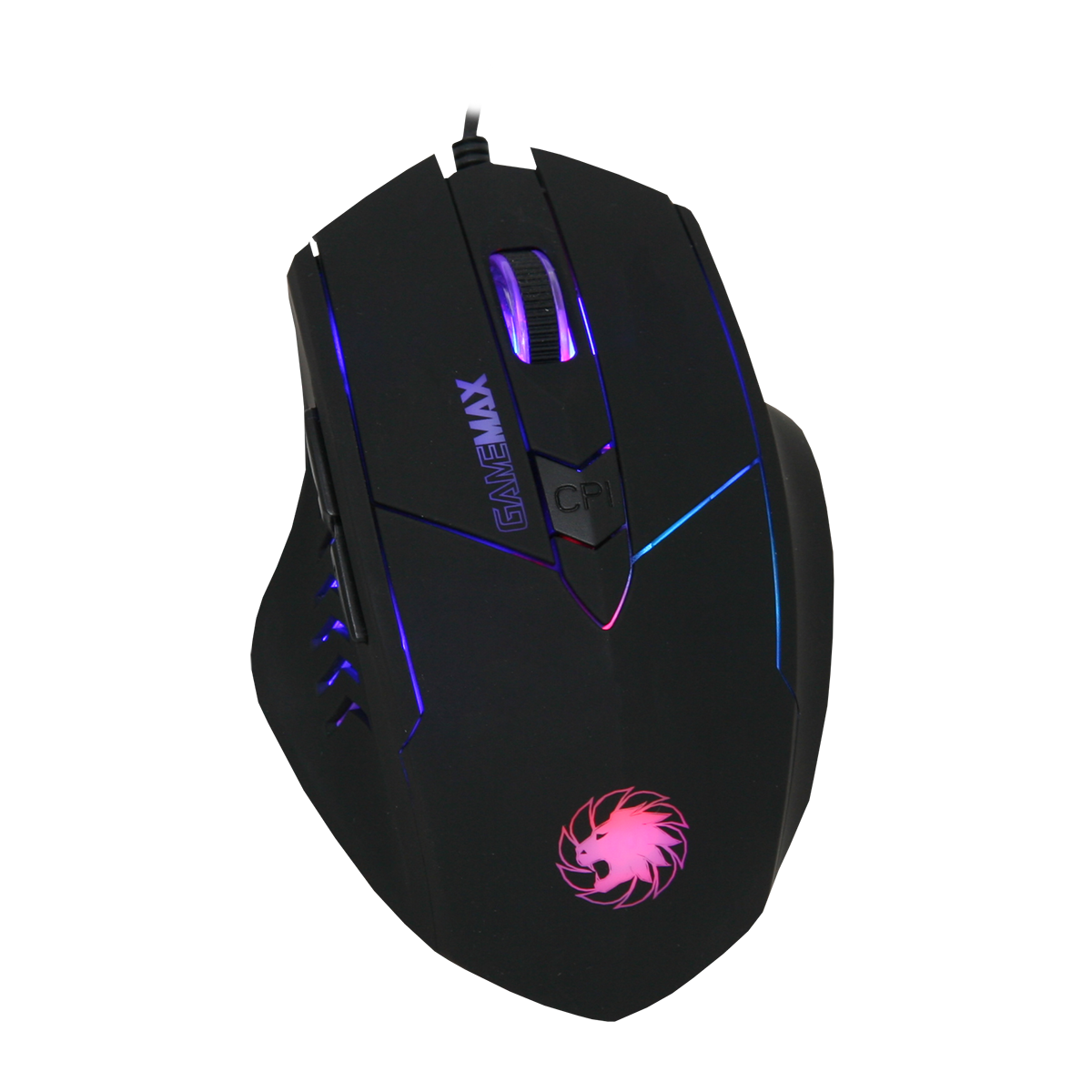 GameMax Tornado Gaming Mouse 7 colour Led – Lightning Computers