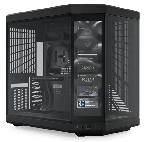 Hyte Y70 Touch Dual Chamber Mid-Tower ATX Case - Black