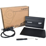 Maiwo 2.5 Inch External Hard Drive Enclosure, USB 3.0, 5Gbps, Black, For Sata 3 HDD
