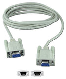 Serial Null Modem Cable DB9F to DB9F RS232/RS-232 - Lightning Computers