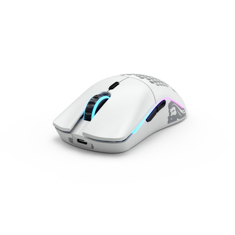 Glorious PC Gaming Race Model O- Wireless RGB Optical Gaming Mouse - Matte White