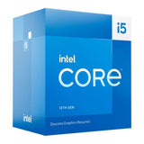 Intel Core i5-13400F CPU, 1700, 2.5 GHz (4.6 Turbo), 10-Core, 65W (148W Turbo), 10nm, 20MB Cache, Raptor Lake, No Graphics