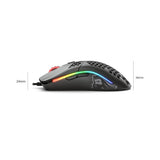 Glorious PC Gaming Race Model O- USB RGB Optical Gaming Mouse - Glossy Black