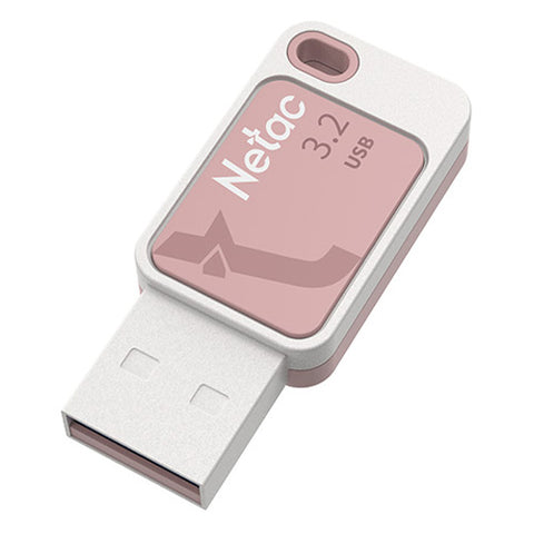 Netac 256GB USB 3.2 Memory Pen, UA31, Software Encryption, Key Ring