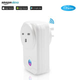 Wifi Smart Plug – PHIFO Smart Socket of Timer Switch Power, Voice Control and Smart Control from Anywhere (UK Plug)