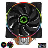 GameMax Gamma 500 Rainbow ARGB CPU Cooler Aura Sync