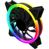 GameMax ARGB Fan Hub + Strip kit 3 x Velocity Fans 1x Viper Strip 1x Hub