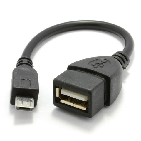 USB Female to Micro USB On-the-Go (OTG) Cable - Lightning Computers