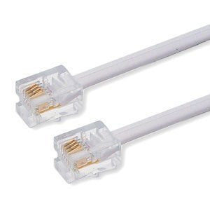 RJ11 Cable ADSL UK BT Broadband Modem Internet Router Landline Phone lead  Lot 