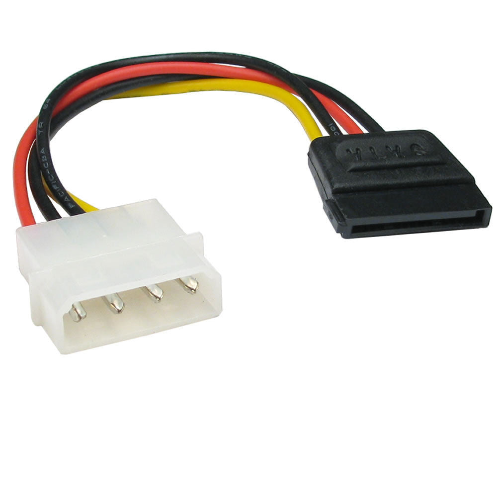 Serial ATA SATA Power Converter Adapter MOLEX to SATA Lightning